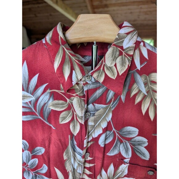 Campia Moda Hawaiian Button Down Shirt Men Large Short Sleeve 100% Rayon Coastal - Picture 2 of 16